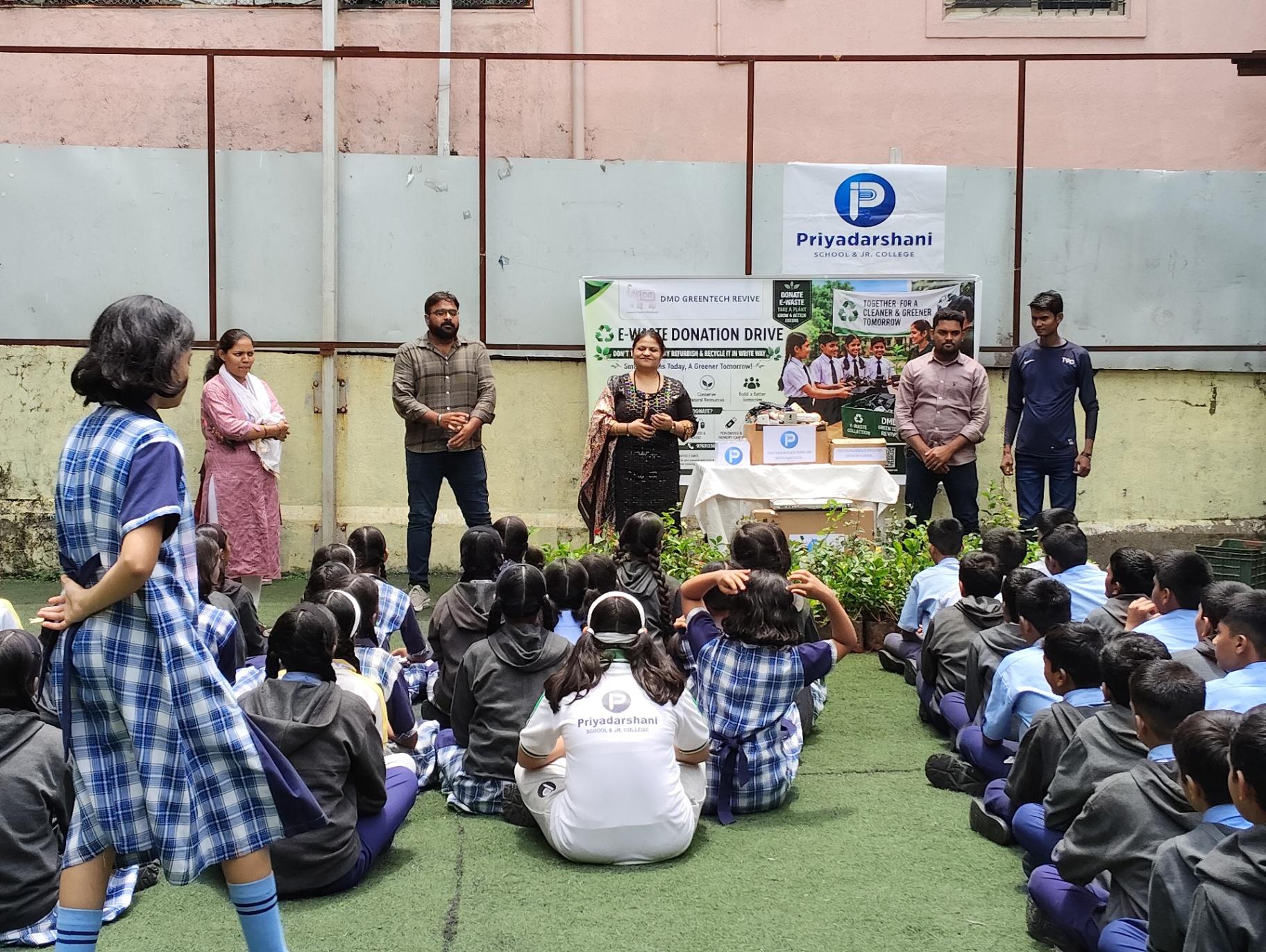 Priyadarshani School โ E-Waste Awareness & Collection Drive - Gallery Image 1